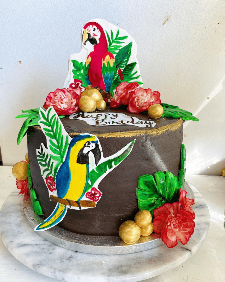 Exquisite Parrot Cake