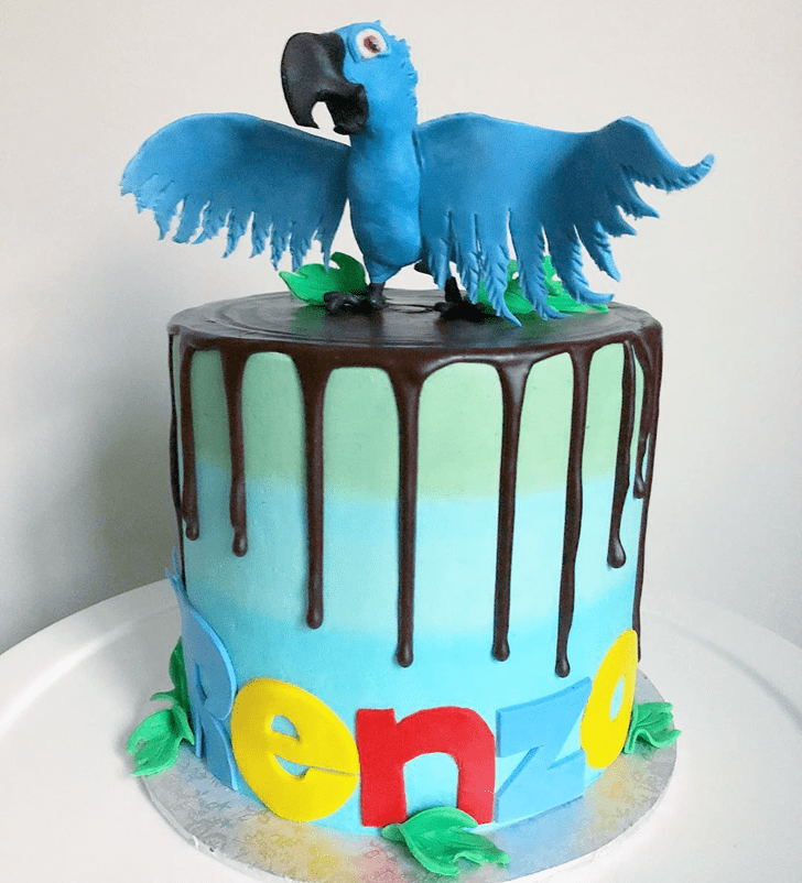 Resplendent Parrot Cake