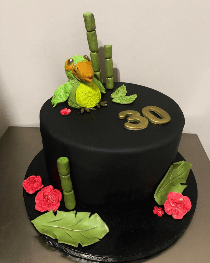 Wonderful Parrot Cake Design