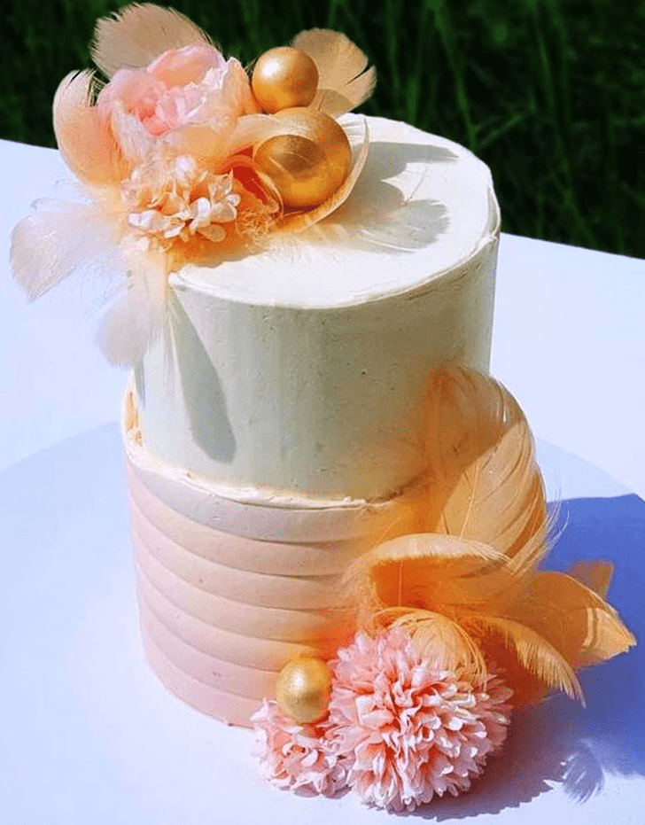 Admirable Peachy Cake Design