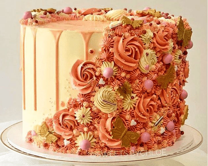 Appealing Peachy Cake