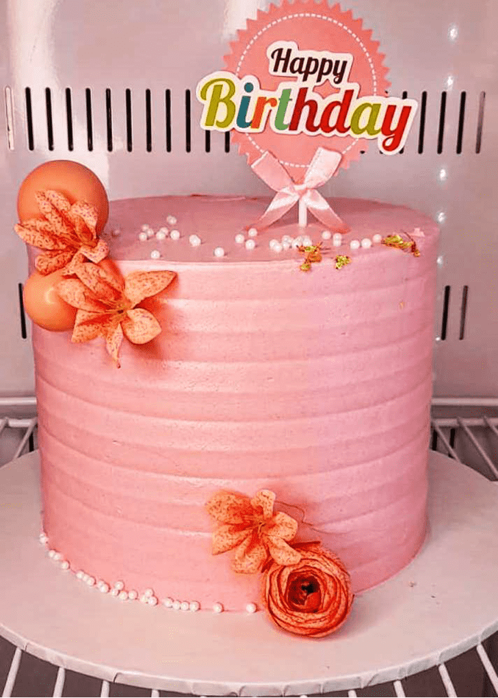 Comely Peachy Cake