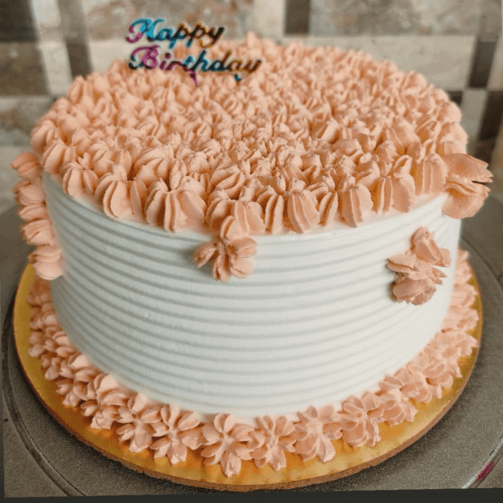 Dazzling Peachy Cake