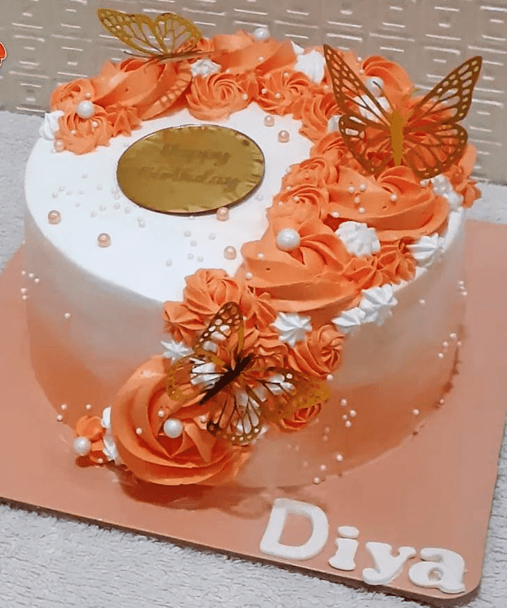 Radiant Peachy Cake