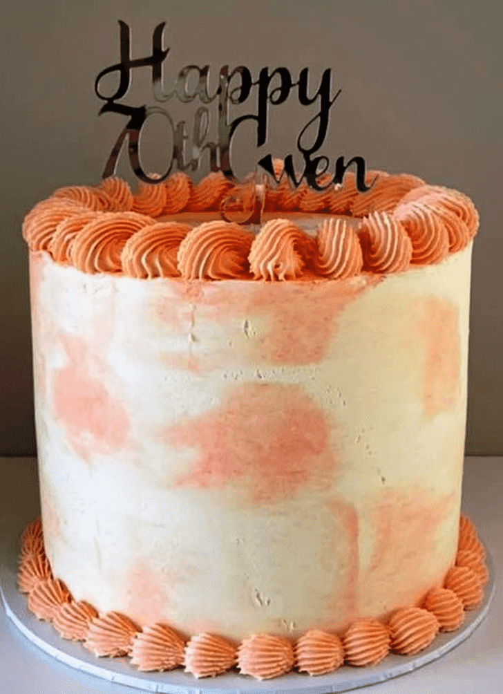 Resplendent Peachy Cake