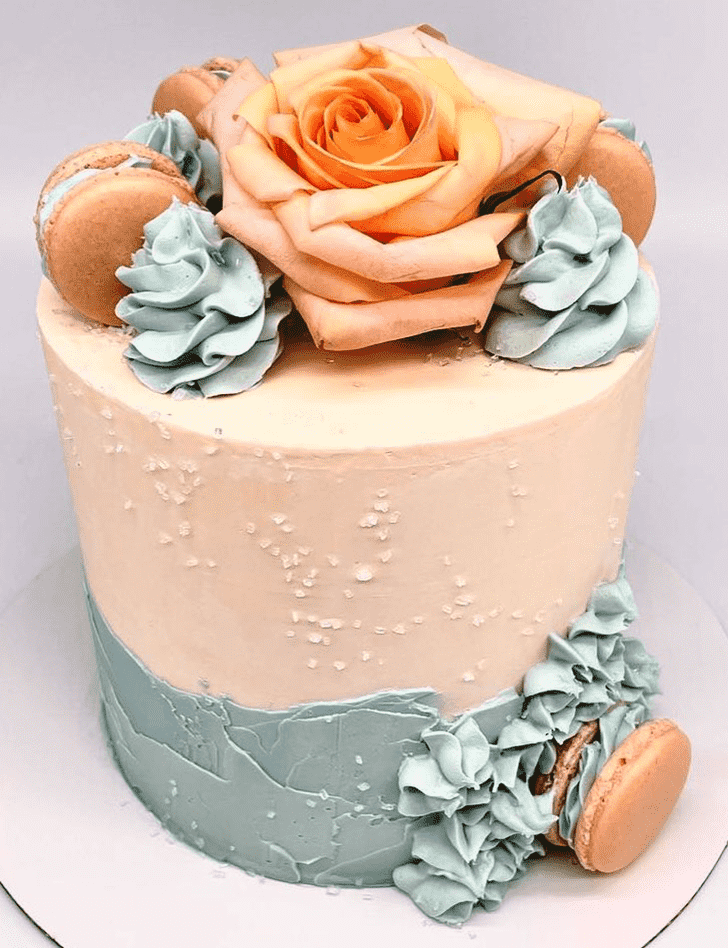 Wonderful Peachy Cake Design