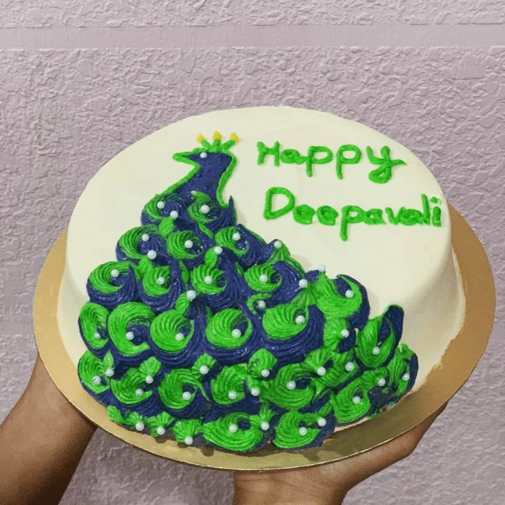 Divine Peacock Cake