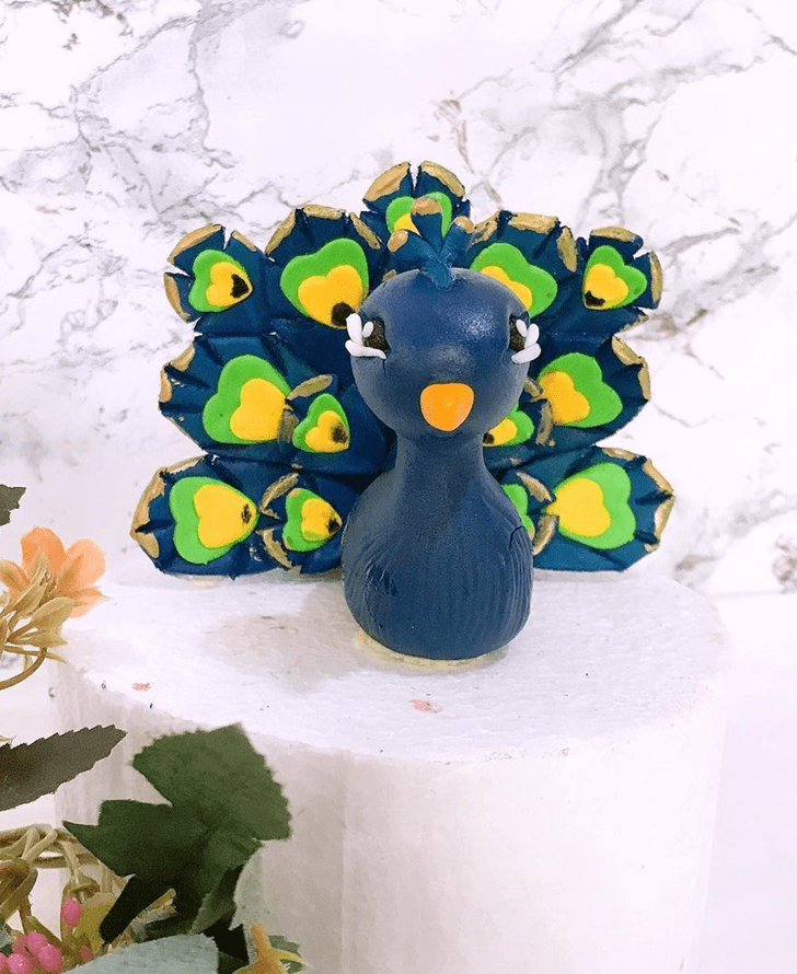 Fascinating Peacock Cake