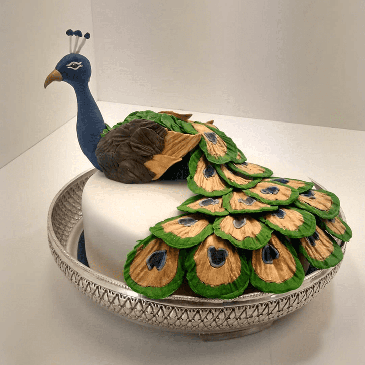 Fetching Peacock Cake