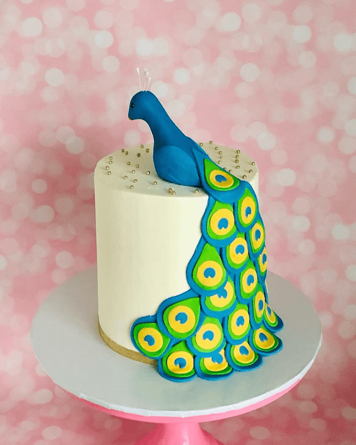 Fine Peacock Cake