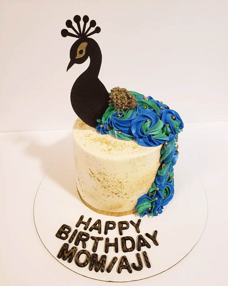 Handsome Peacock Cake