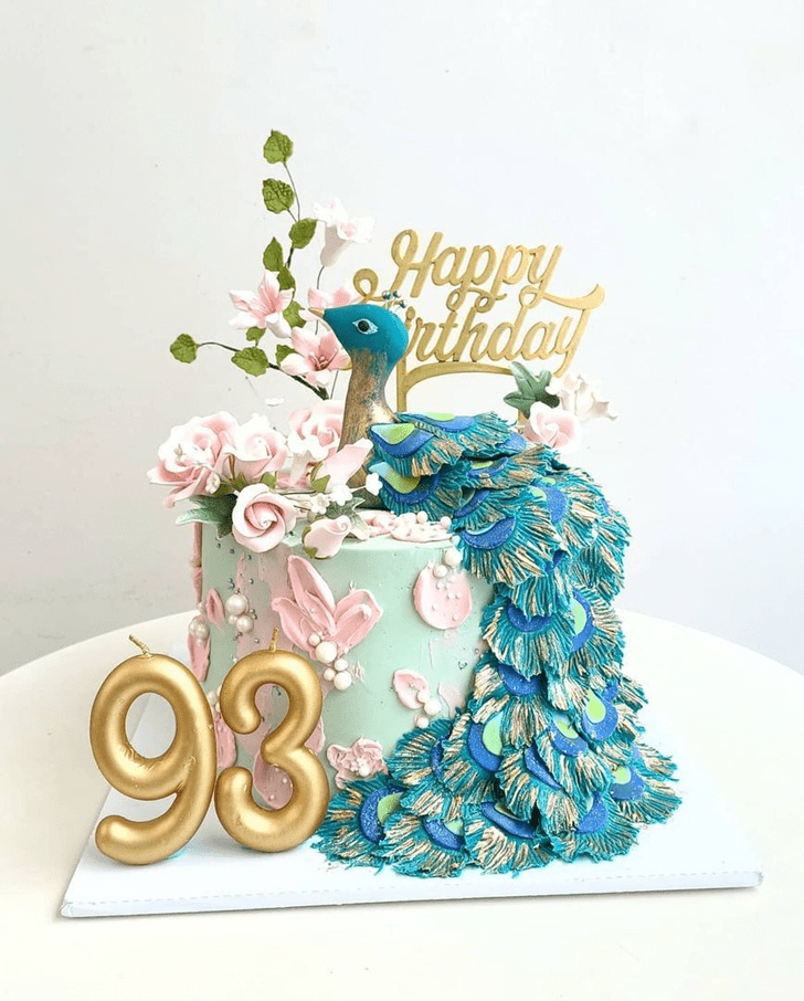Magnificent Peacock Cake