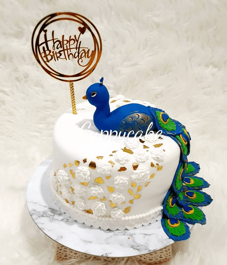 Marvelous Peacock Cake