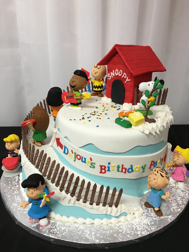 Admirable The Peanuts Movie Cake Design