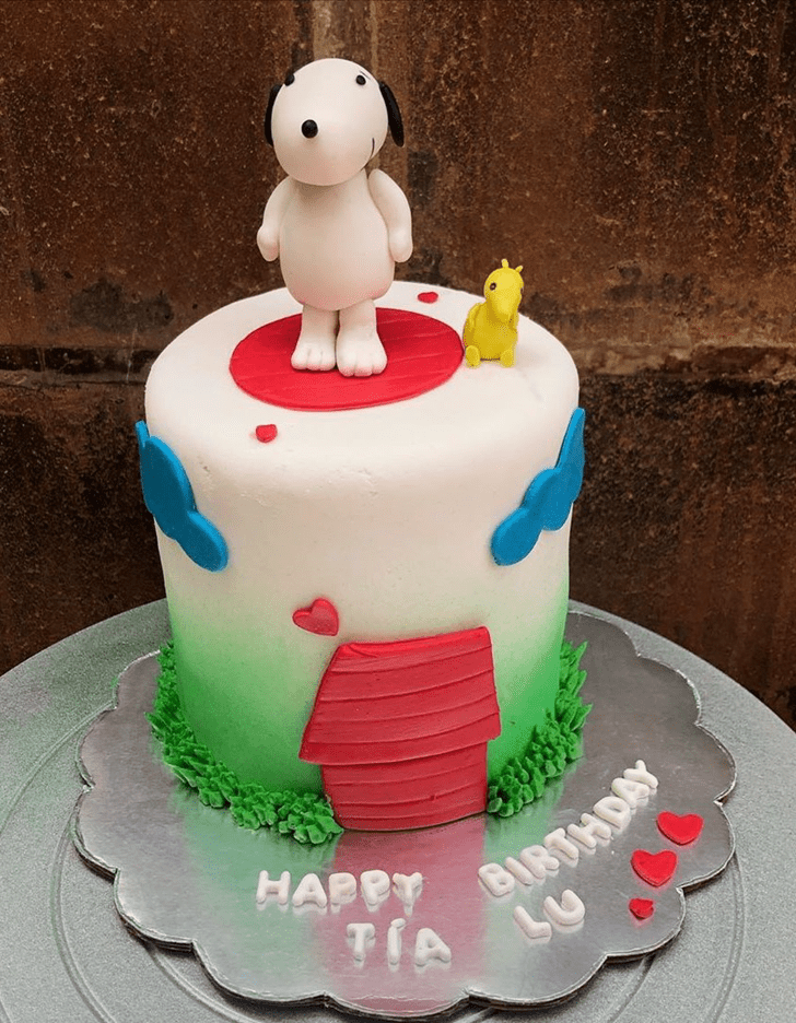 Lovely The Peanuts Movie Cake Design