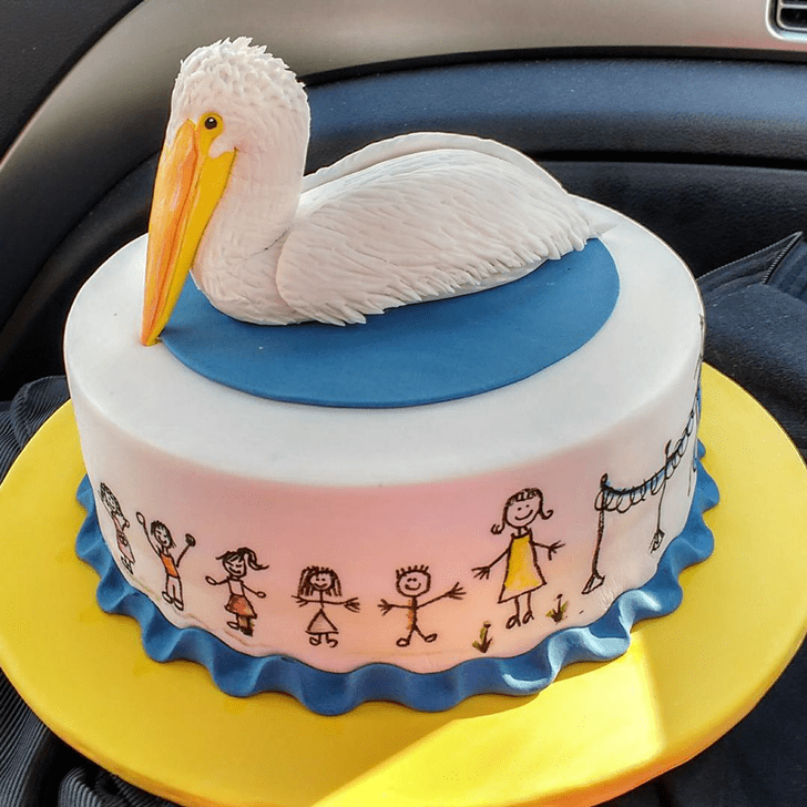 Comely Pelican Cake