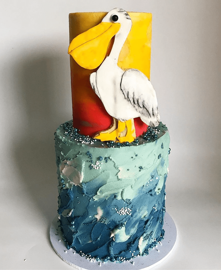 Delicate Pelican Cake
