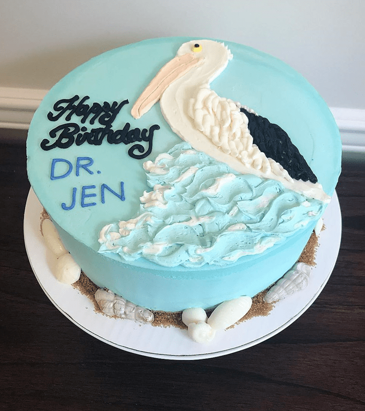 Delightful Pelican Cake