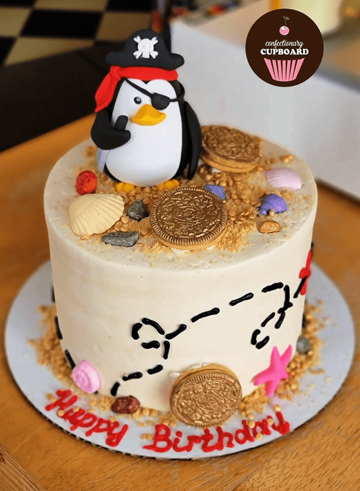 Dazzling Penguin Cake