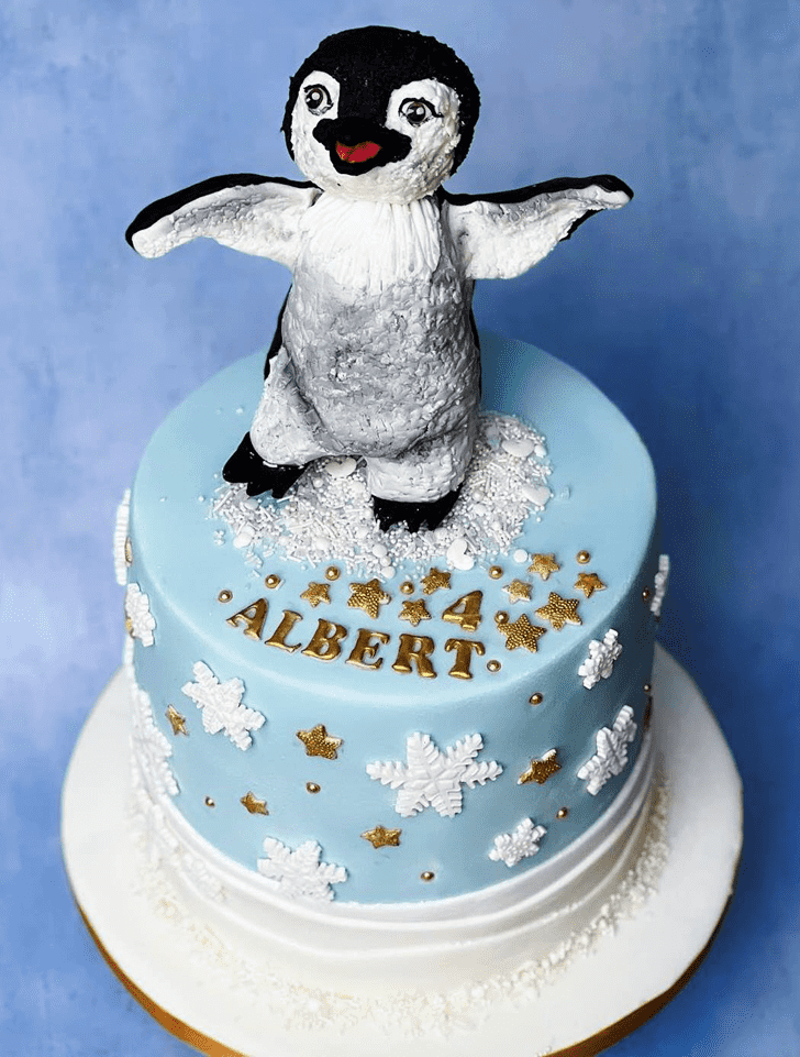 Radiant Penguin Cake