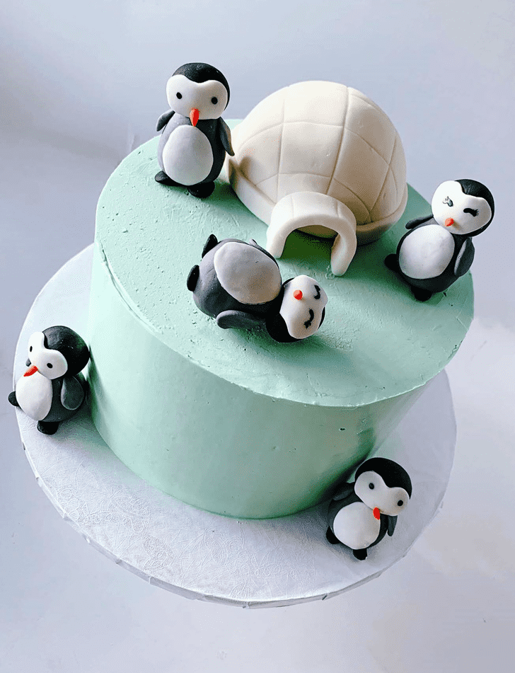 Shapely Penguin Cake