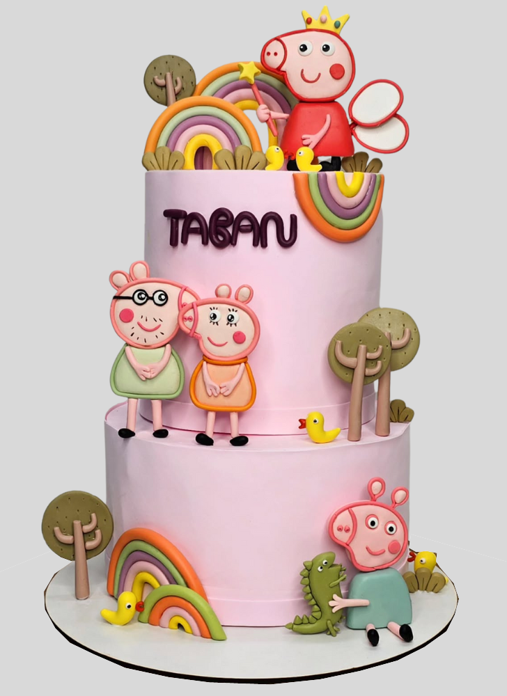 Comely Peppa Cake