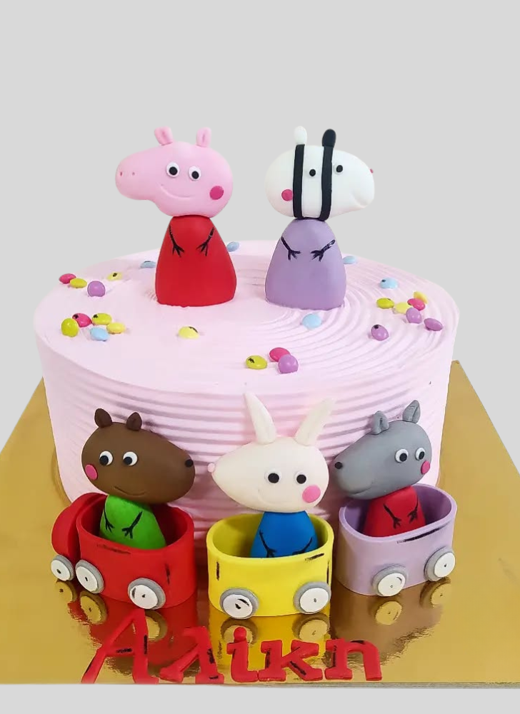 Dazzling Peppa Cake