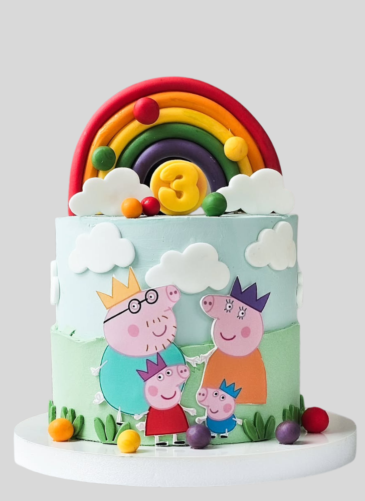 Excellent Peppa Cake