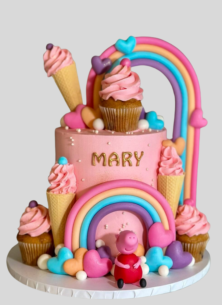 Mesmeric Peppa Cake