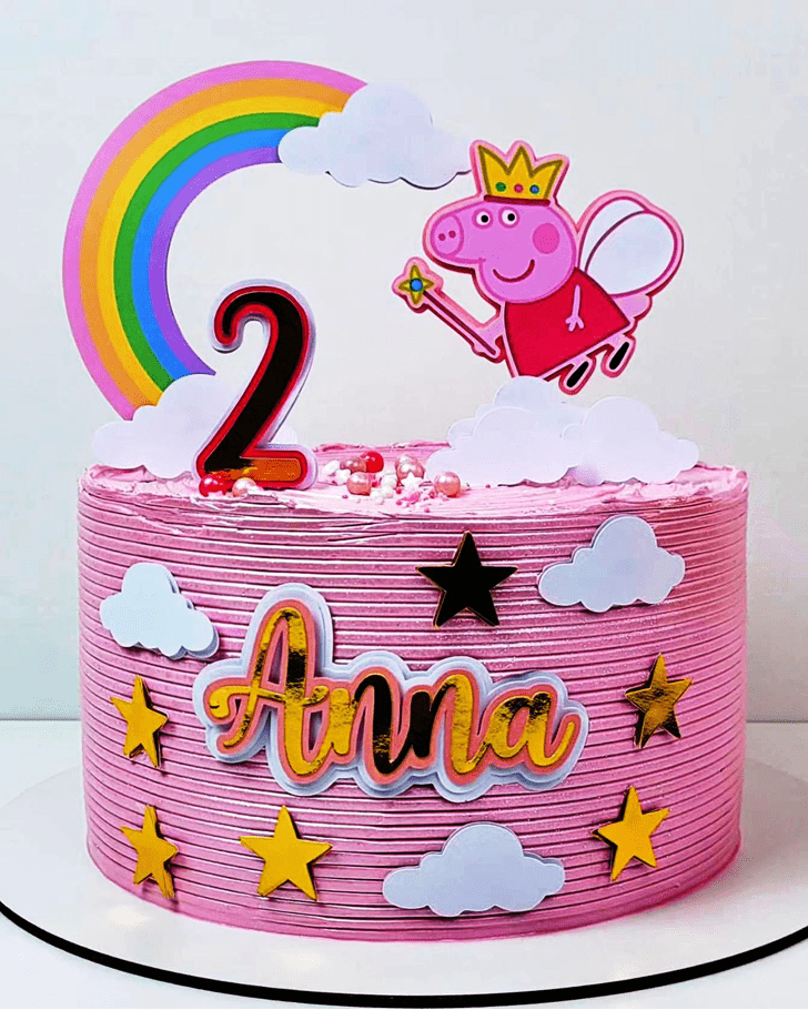 Dazzling Peppa Pig Cake