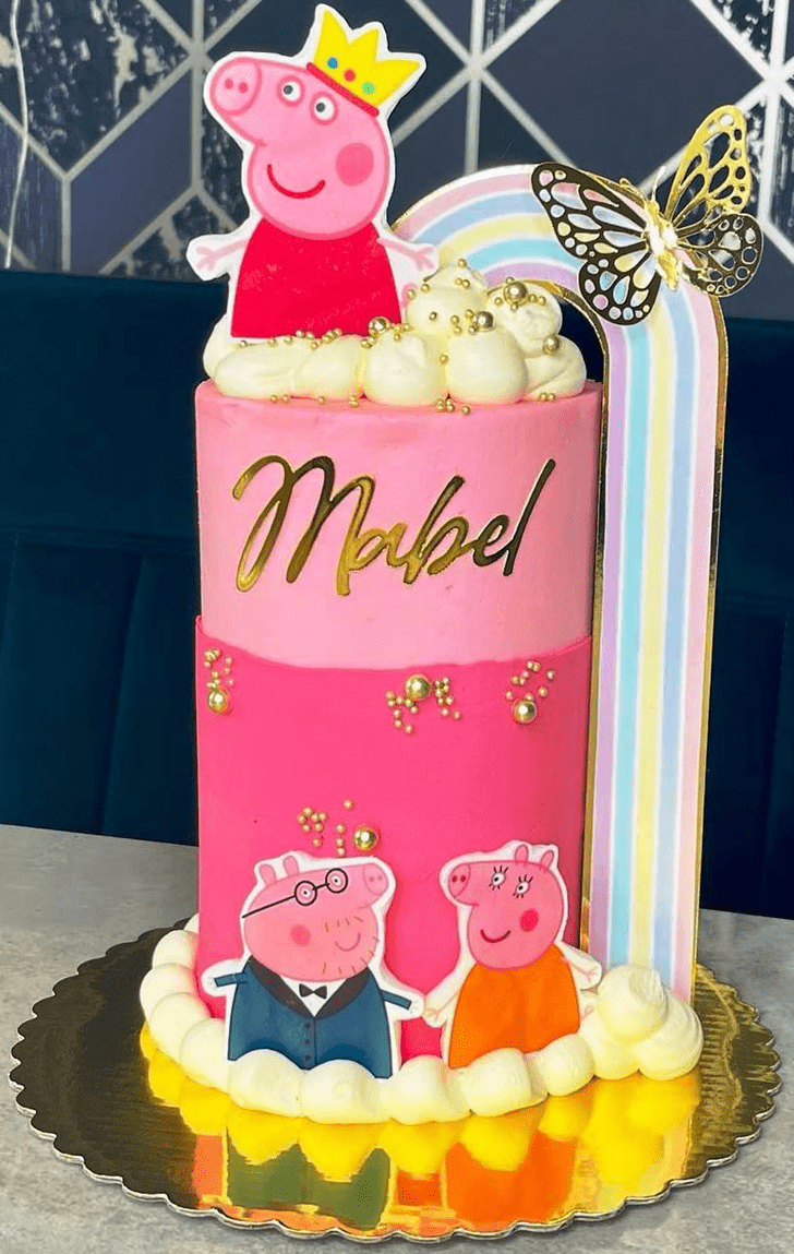 Delightful Peppa Pig Cake