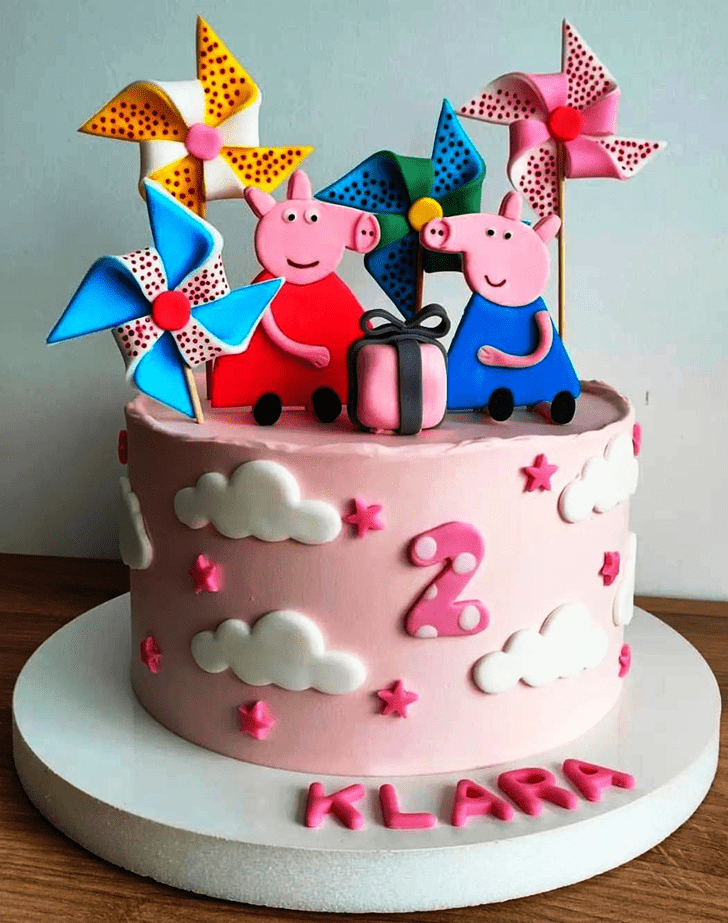 Enthralling Peppa Pig Cake