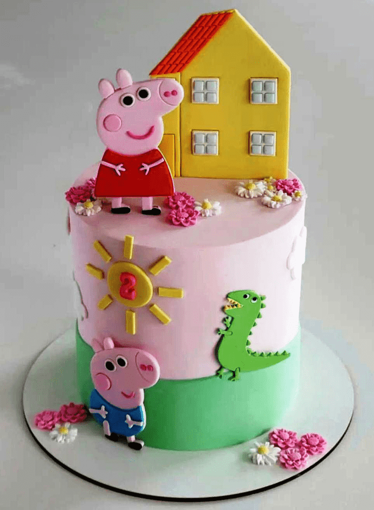 Peppa Pig Birthday Cake Ideas Images (Pictures)