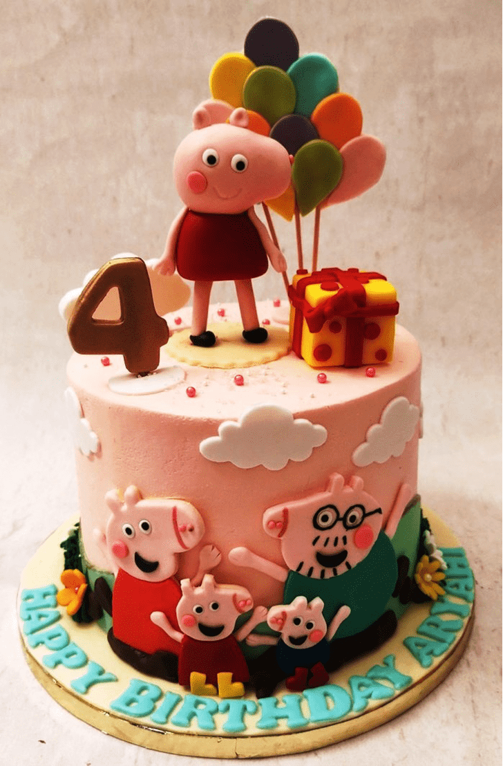 Fascinating Peppa Pig Cake