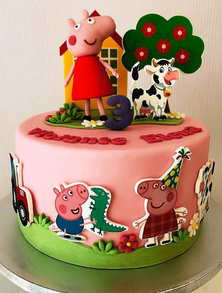 Good Looking Peppa Pig Cake