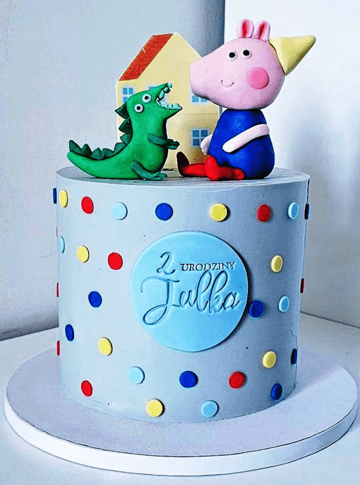 Handsome Peppa Pig Cake