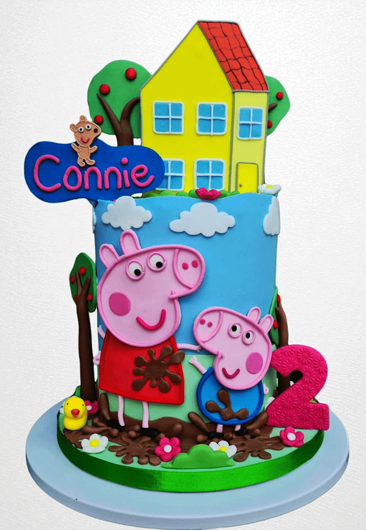 Inviting Peppa Pig Cake