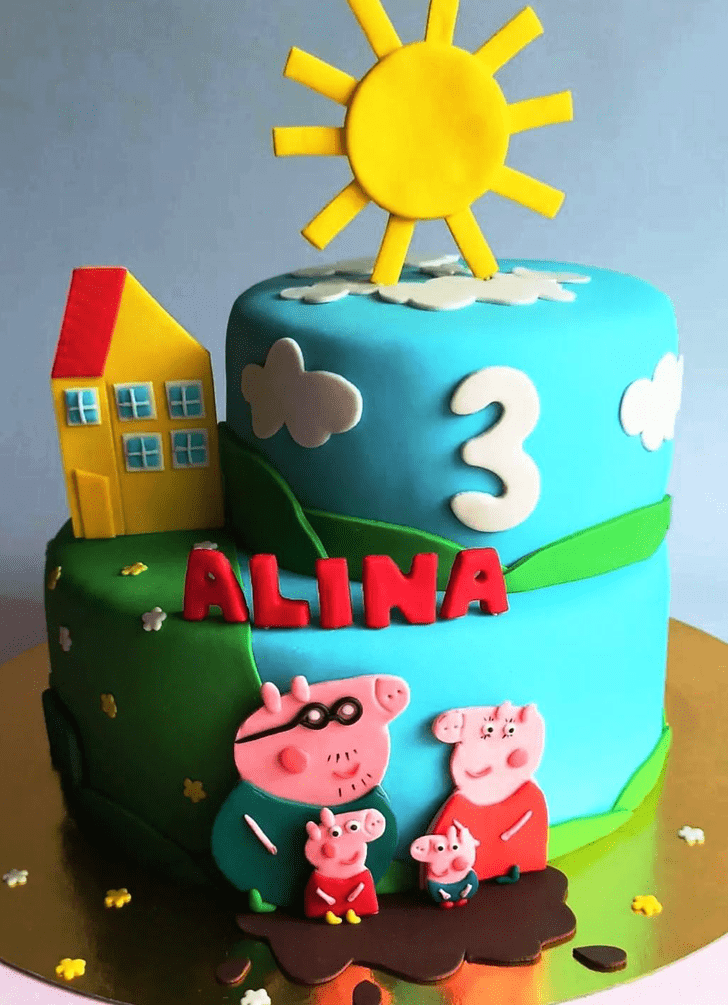 Marvelous Peppa Pig Cake