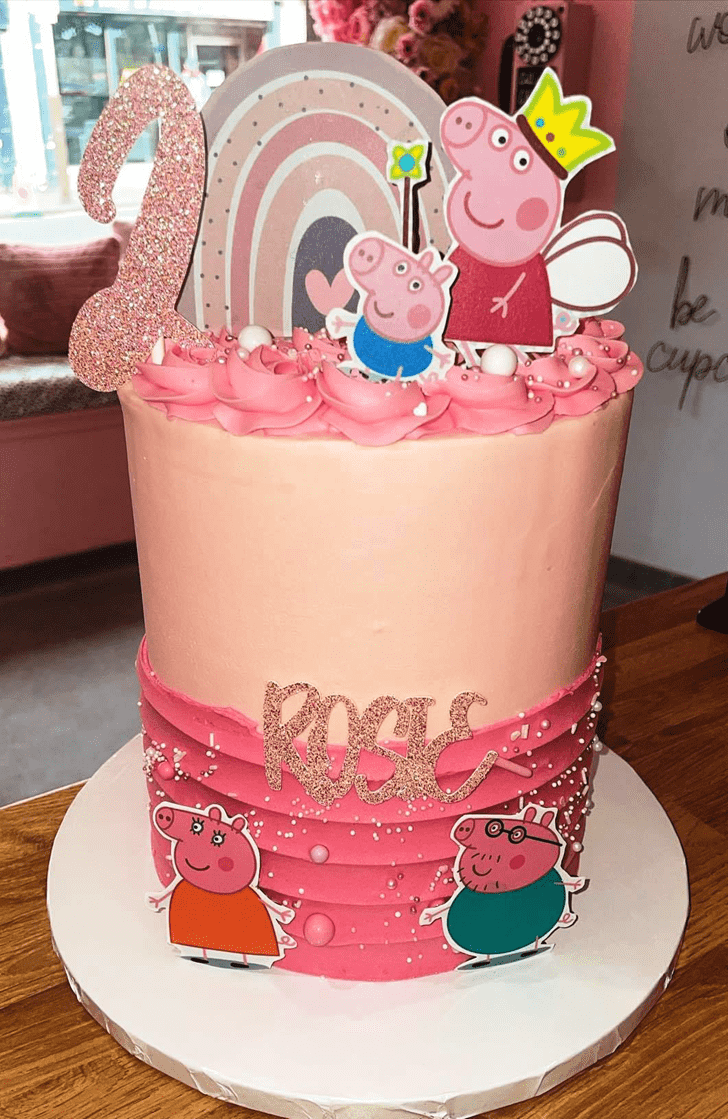 Pretty Peppa Pig Cake