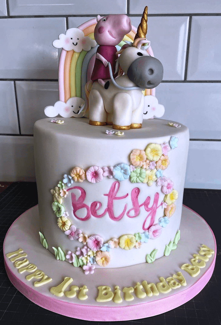 Radiant Peppa Pig Cake