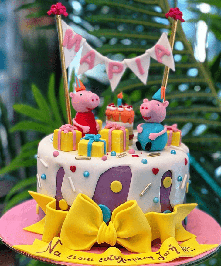 Slightly Peppa Pig Cake