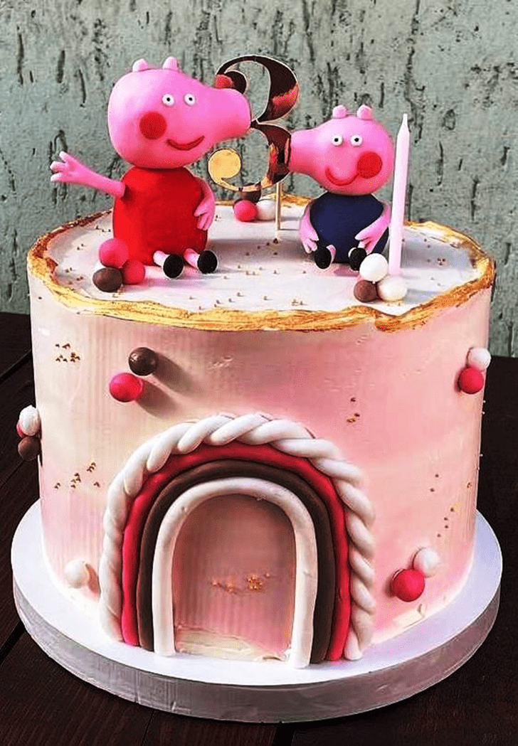 Wonderful Peppa Pig Cake Design