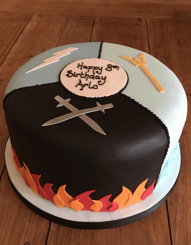 Admirable Percy Jackson Cake Design