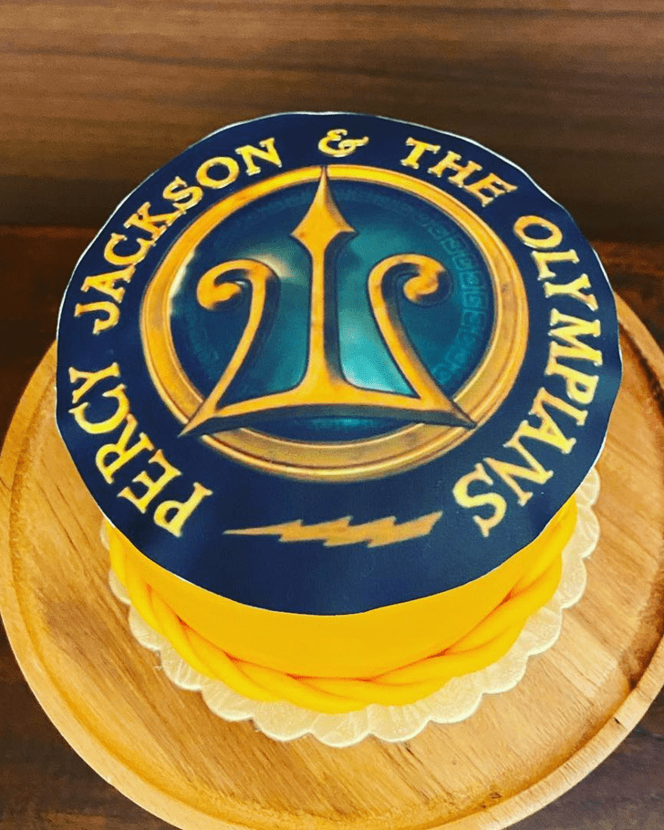 Comely Percy Jackson Cake
