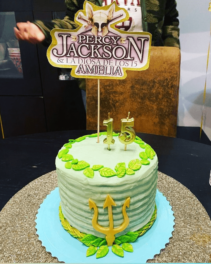 Divine Percy Jackson Cake