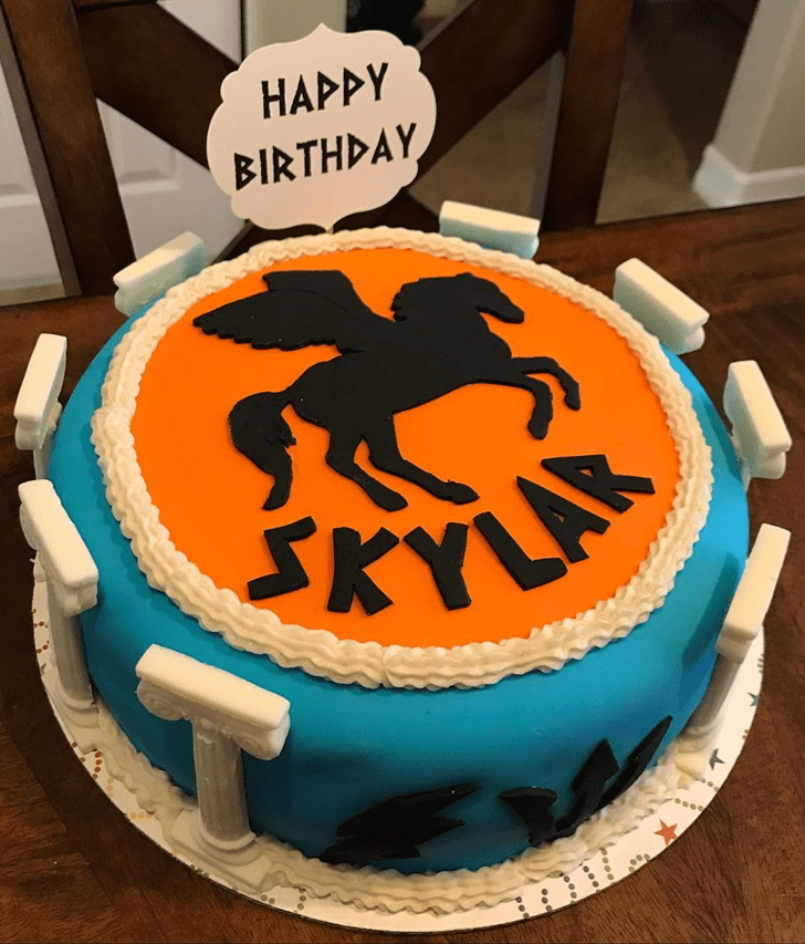 Magnificent Percy Jackson Cake