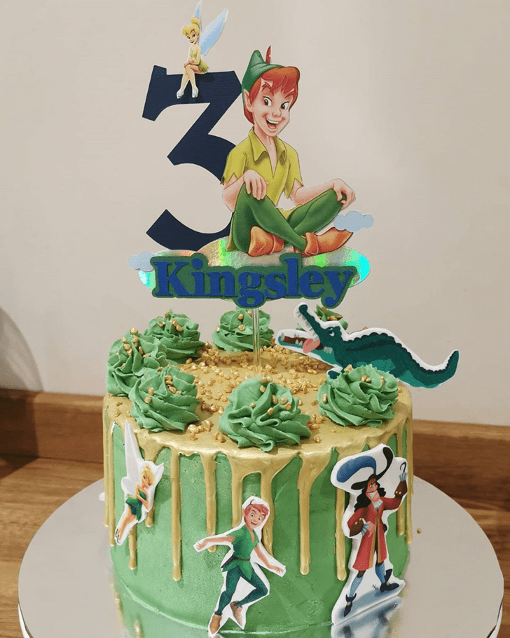 Wonderful Peter Pan Cake Design