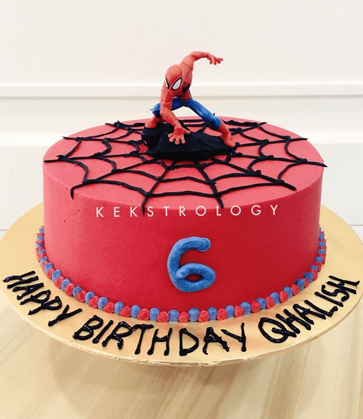 Adorable Peter Parker Cake