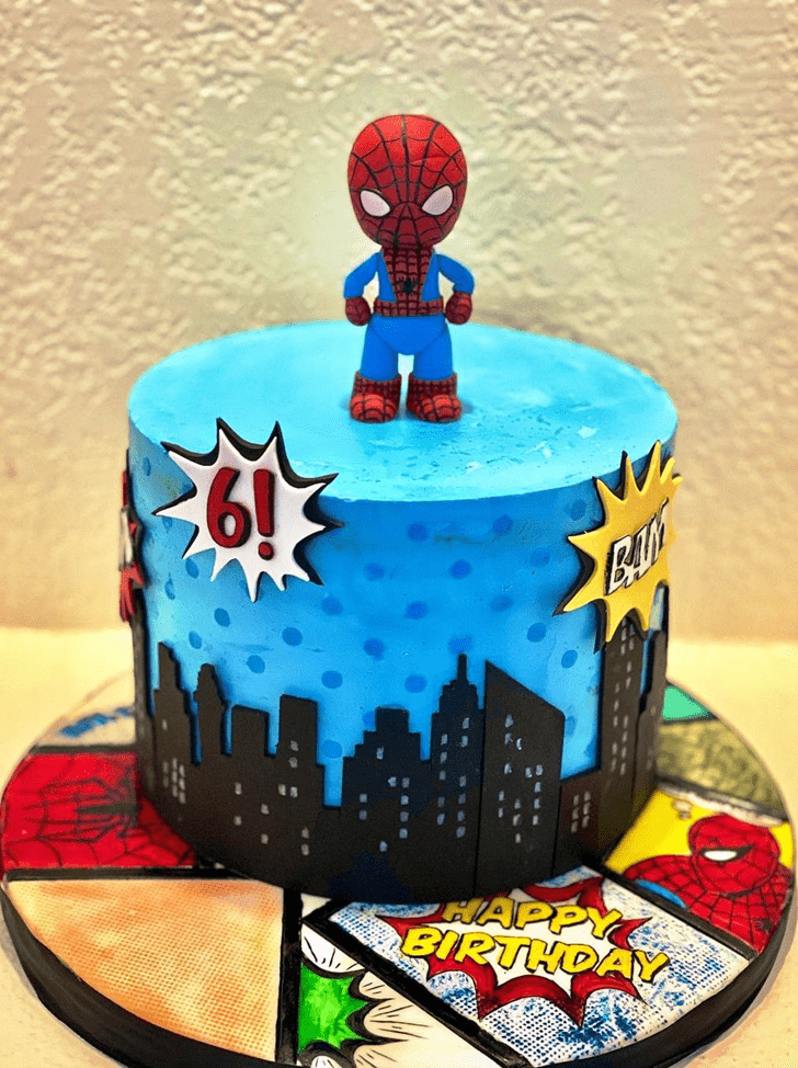 Cute Peter Parker Cake