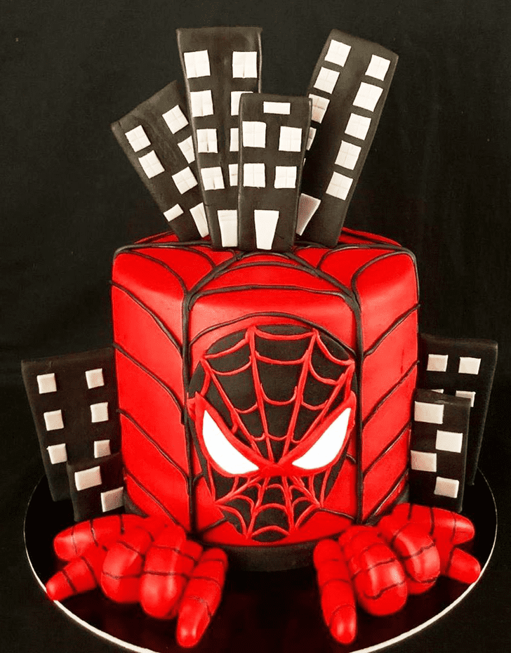 Excellent Peter Parker Cake